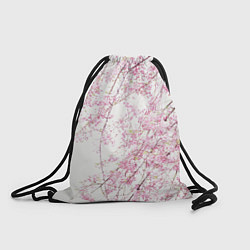 Рюкзак-мешок Розовое цветение, цвет: 3D-принт