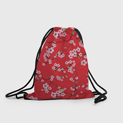 Рюкзак-мешок Алая весна, цвет: 3D-принт