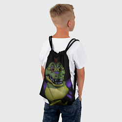 Рюкзак-мешок Five Nights at Freddys: Security Breach Аллигатор, цвет: 3D-принт — фото 2