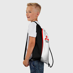 Рюкзак-мешок MITSUBISHI МИНИМАЛИЗМ ЛИНИЯ, цвет: 3D-принт — фото 2