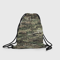 Рюкзак-мешок Peace, Love камуфляж, цвет: 3D-принт