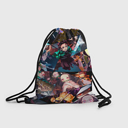 Рюкзак-мешок Kimetsu no aiba Все персонажи, цвет: 3D-принт