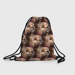 Рюкзак-мешок Мордочка песика, цвет: 3D-принт