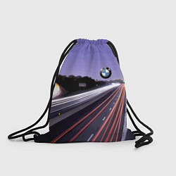 Рюкзак-мешок BMW Ночная трасса, цвет: 3D-принт