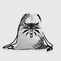 Рюкзак-мешок THE WITCHER ГЛИТЧ ЛОГО, цвет: 3D-принт
