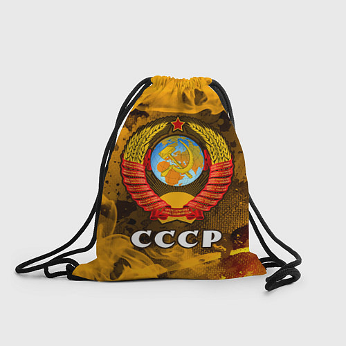 Мешок для обуви СОВЕТСКИЙ СОЮЗ - ГЕРБ - Пламя / 3D-принт – фото 1