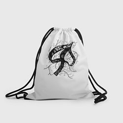 Рюкзак-мешок Черная пика, цвет: 3D-принт