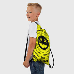 Рюкзак-мешок Счастливый Смайлик Yellow Dope Street Market, цвет: 3D-принт — фото 2