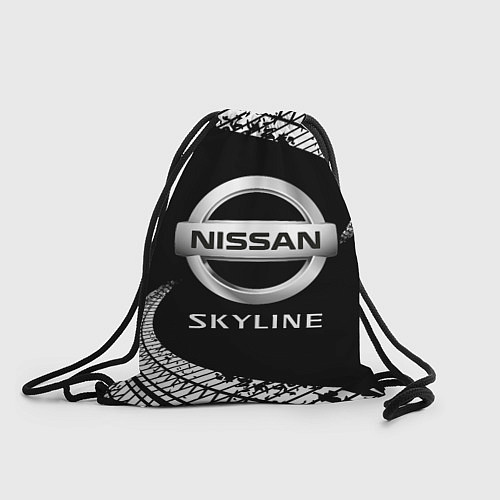 Мешок для обуви NISSAN SKYLINE Следы / 3D-принт – фото 1