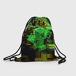 Рюкзак-мешок Minecraft Creeper Mob, цвет: 3D-принт