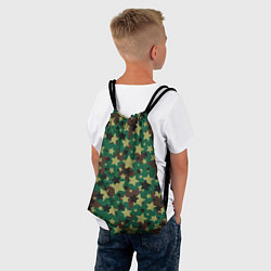 Рюкзак-мешок Звёзды камуфляж, цвет: 3D-принт — фото 2