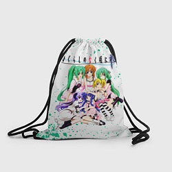 Рюкзак-мешок Когда плачут цикады: Карма, персонажи, цвет: 3D-принт