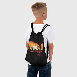 Рюкзак-мешок Душа природы - слон, цвет: 3D-принт — фото 2