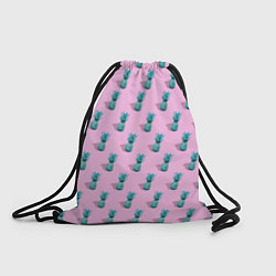 Рюкзак-мешок Ананасовый неон, цвет: 3D-принт