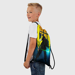Рюкзак-мешок Anime Cyberpunk, цвет: 3D-принт — фото 2