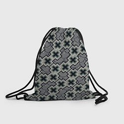 Рюкзак-мешок Круги и крестики, цвет: 3D-принт