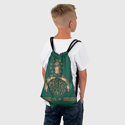 Рюкзак-мешок Древнеславянская богиня Берегиня, цвет: 3D-принт — фото 2