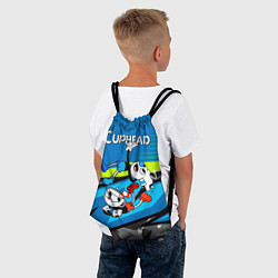 Рюкзак-мешок 2 чашечки cuphead, цвет: 3D-принт — фото 2