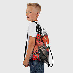 Рюкзак-мешок DILUC - ДИЛЮК ГЕНШИН ИМПАКТ, цвет: 3D-принт — фото 2