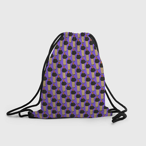 Мешок для обуви Свидетель из Фрязино фиолетовый / 3D-принт – фото 1