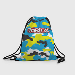 Рюкзак-мешок Roblox Камуфляж Небесно-Синий, цвет: 3D-принт