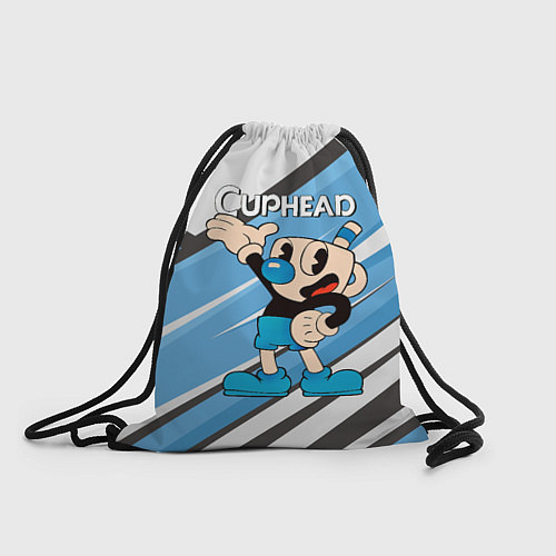 Мешок для обуви Cuphead синяя чашечка / 3D-принт – фото 1