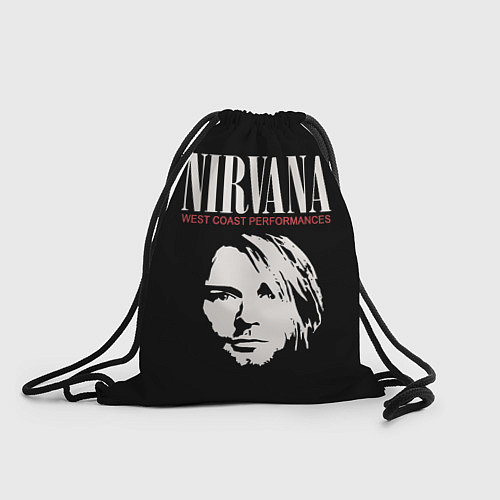 Мешок для обуви NIRVANA Kurt Cobain / 3D-принт – фото 1