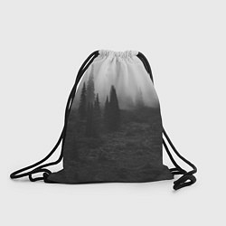 Рюкзак-мешок Туманный лес - туман, цвет: 3D-принт
