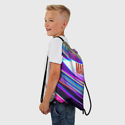 Рюкзак-мешок Neon pattern Mad, цвет: 3D-принт — фото 2