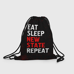 Мешок для обуви Eat Sleep New State Repeat - Потертости