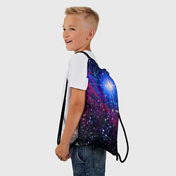 Рюкзак-мешок Открытый космос Star Neon, цвет: 3D-принт — фото 2