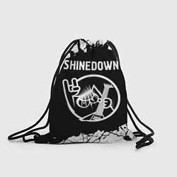 Рюкзак-мешок Shinedown КОТ Краска, цвет: 3D-принт