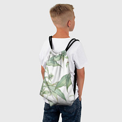 Рюкзак-мешок Цветы Яркая Листва, цвет: 3D-принт — фото 2