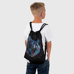 Рюкзак-мешок Не зли кота!, цвет: 3D-принт — фото 2