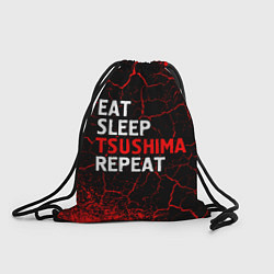 Мешок для обуви Eat Sleep Tsushima Repeat - Краска