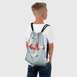 Рюкзак-мешок Стая журавлей, цвет: 3D-принт — фото 2