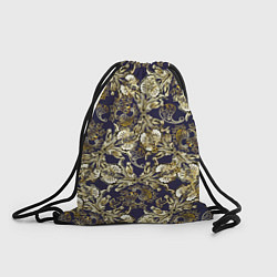 Рюкзак-мешок Узоры и листья, цвет: 3D-принт