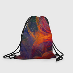 Рюкзак-мешок Разноцветный абстрактный дым, цвет: 3D-принт