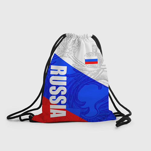 Мешок для обуви RUSSIA - SPORTWEAR - ТРИКОЛОР / 3D-принт – фото 1