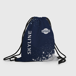 Рюкзак-мешок NISSAN SKYLINE Краска, цвет: 3D-принт