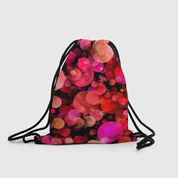 Рюкзак-мешок ЦВЕТНЫЕ ВОЗДУШНЫЕ ПУЗЫРИ, цвет: 3D-принт
