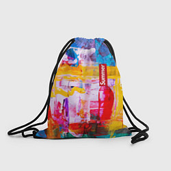Рюкзак-мешок Импрессионизм Лето Абстракция Impressionism Summer, цвет: 3D-принт