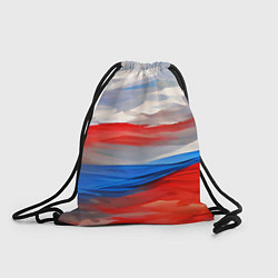 Мешок для обуви Флаг России в красках