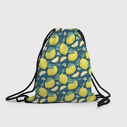 Рюкзак-мешок Cute lemon pattern, цвет: 3D-принт