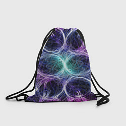 Рюкзак-мешок ВОЛОСЯНОЕ ПЕРЕПЛЕТЕНИЕ, цвет: 3D-принт