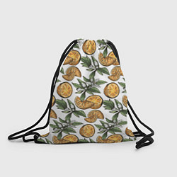 Рюкзак-мешок Узор из тропических апельсинов, цвет: 3D-принт