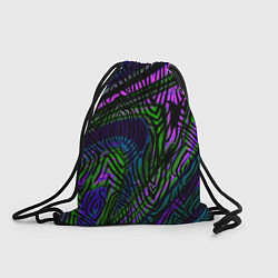 Рюкзак-мешок Абстрактный современный тигровый узор, цвет: 3D-принт