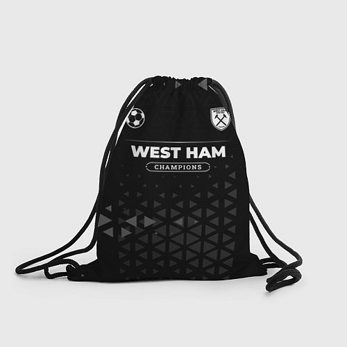 Мешок для обуви West Ham Champions Uniform / 3D-принт – фото 1