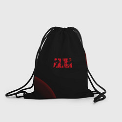 Рюкзак-мешок Аниме Акира черный принт, цвет: 3D-принт