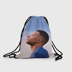 Рюкзак-мешок Футболист Килиан Мбаппе, цвет: 3D-принт